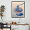 Stupell Industries Ramen Noodle Bowl Gradient Framed Giclee, design by Seven Trees Design